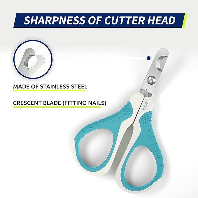 WePet Pet Nail Clippers U07.1, White/Pine Green