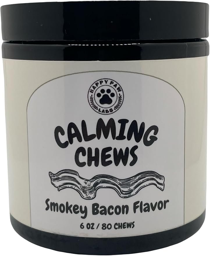 Calming Chews for Dogs, Chamomile, Valerian, 80-Pack, 80ct