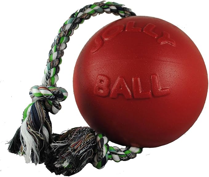 Jolly Pets Romp-N-Roll Ball Color: Blue, Size: 14" H x 6" W x 6" D