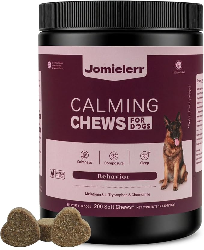 Calming Chews for Dogs 200 ct, Melatonin, Chicken, 200-Pack, 200 ct