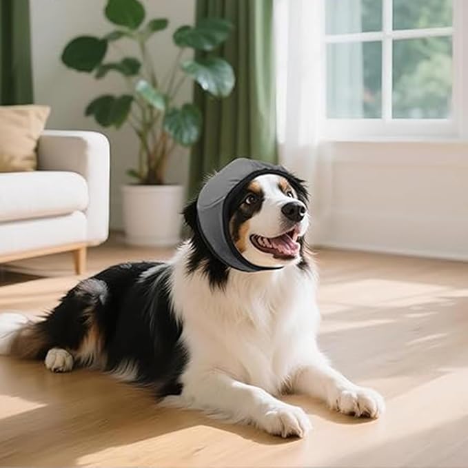 Dog Ear Muffs Noise Protection: Noise Cancelling for Fireworks Thunderstorms，Waterproof Ear Covers for Bath Swimming