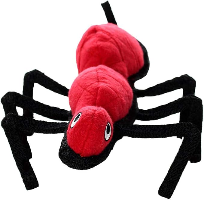 TUFFY® : 2 Pack Ant Dog Toy: Ultra Durable Plush Toy with Multiple Layers & Reinforced Seams, Washable and Floats, Original Construction