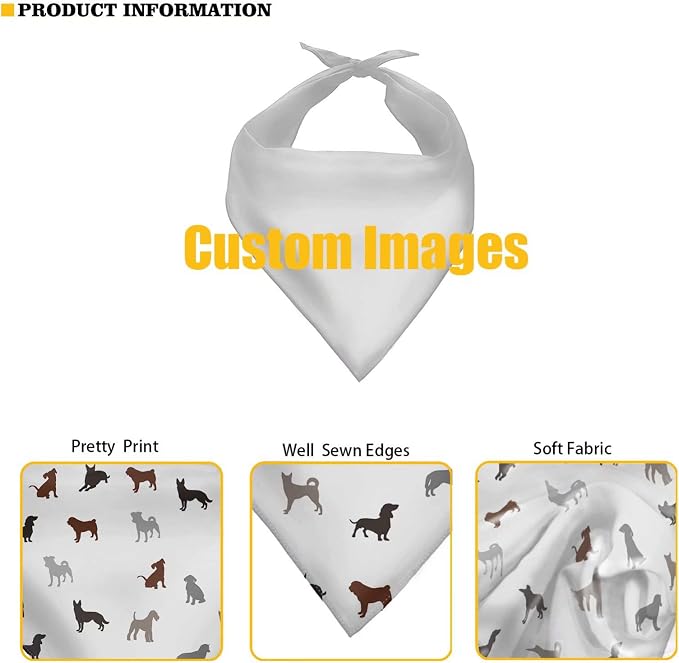 Forchrinse Cheetah Print Pet Dog Bandana Washable Polyester Dog Bib Triangle Scarf Pet Handkerchief, Medium