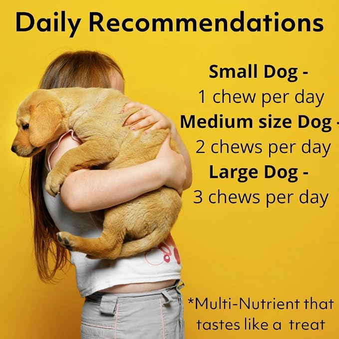 HEALTH |12-in-1 Multi-Nutrient Chews | Daily Nutrition | Pet Treat | Multivitamin for all dogs | Digestive Health supplement | Vital Growth | Hip Joint Care | Glucosamine | Immune Support