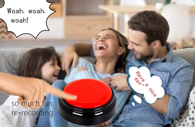 Voice Recording Button, Easy Button, 30 Seconds