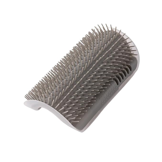 2pcs Compatible For Cat Massage Tool Pet Hair Removal Comb Wall Corner Cleaning Rubbing Brush Cats Toys Beauty Supplies(B)