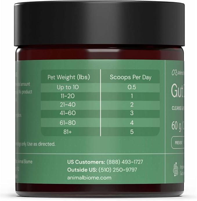 Animal Biome Gut Defend for Dogs & Cats, Gut Detox & Immune Support, 60g