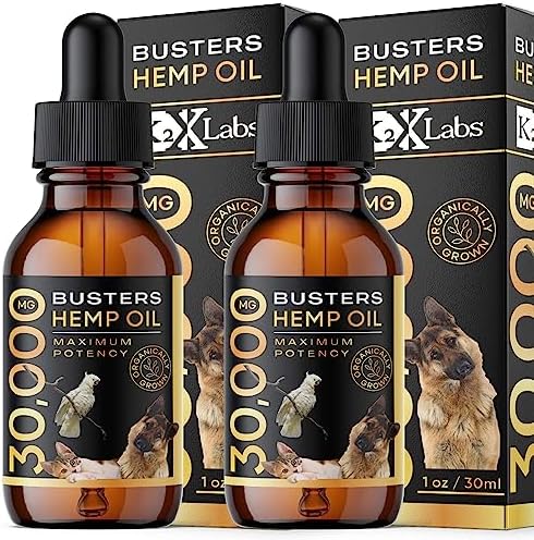 Buster's Hemp Oil for Dogs & Cats, Joints, Calming, Coat, 2-Pack