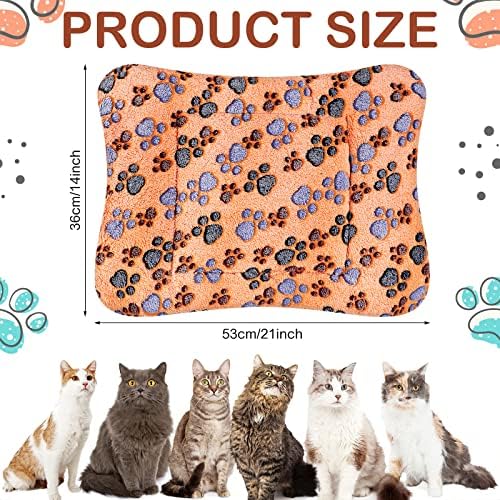 Tuanse 4 Pack Soft Pet Bed Mat Small Dog Crate Fleece
