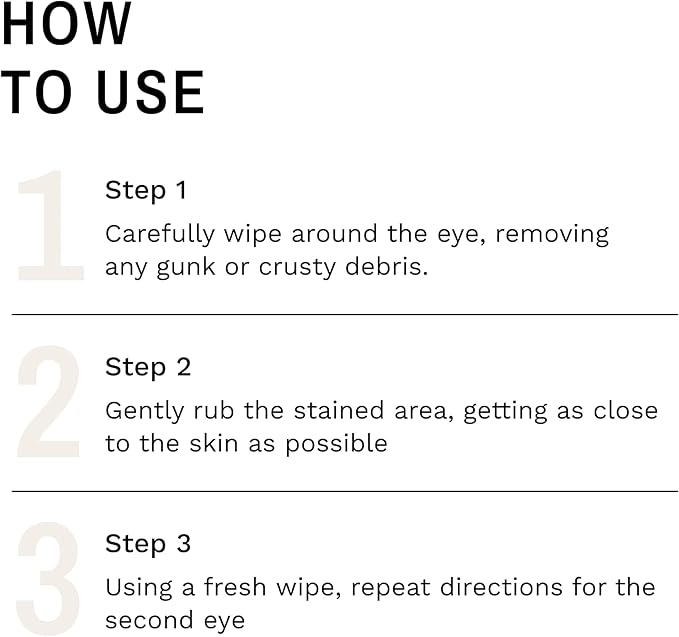 Eye Envy Tear Stain Wipes for Cats, 60 Count