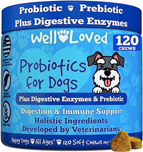 Well Loved Probiotics for Dogs & Well Loved Dog Allergy Chews Bundle, Vet Developed, Made in USA