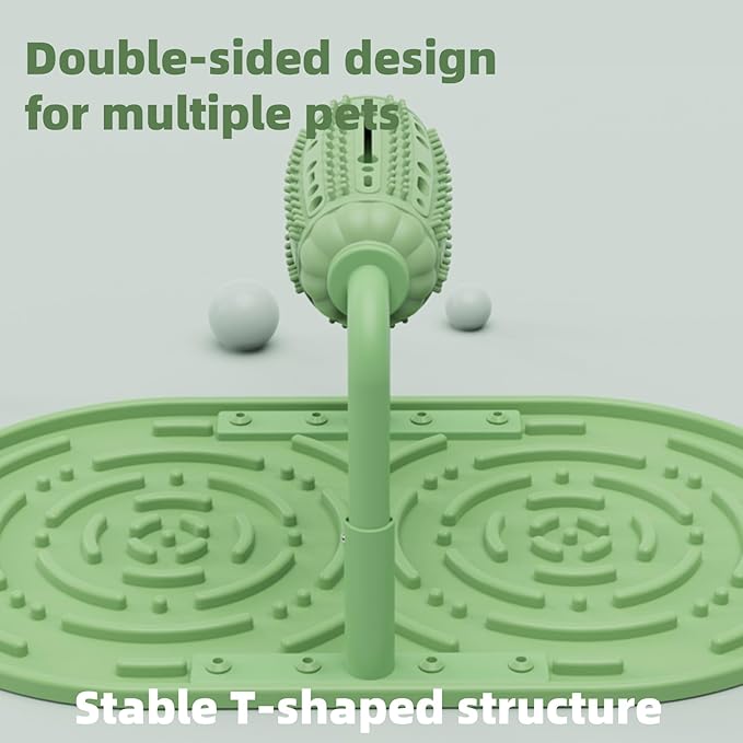 Dog Puzzle Feeder, Silicone Slow Food Mat, Interactive Dog & Cat Food Puzzle Toy, Adjustable Height, Large Capacity, Relieves Anxiety and Boredom, Enhances IQ Training for Large Dogs Pets