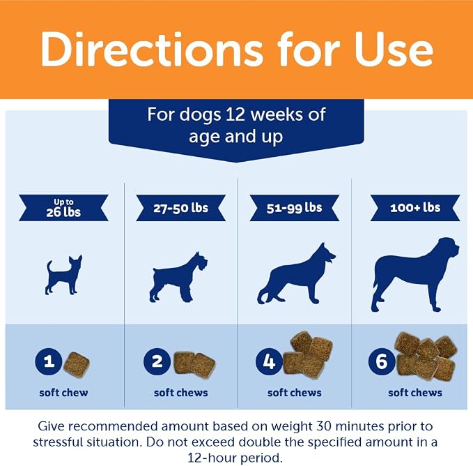 ThunderBites Hemp Calming Chews For Dogs, 60-Pack, 60 Count