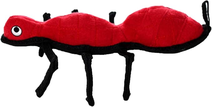 TUFFY® : 2 Pack Ant Dog Toy: Ultra Durable Plush Toy with Multiple Layers & Reinforced Seams, Washable and Floats, Original Construction