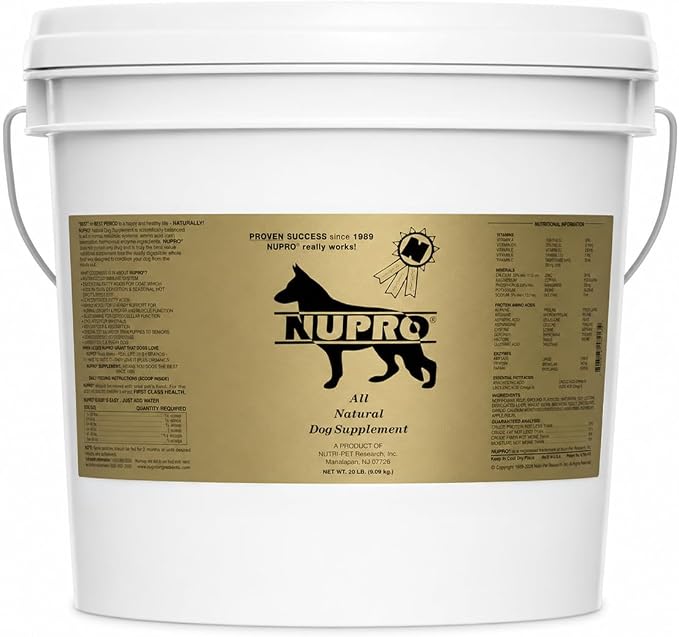 NUPRO® Natural Dog Supplement, 20 Pounds