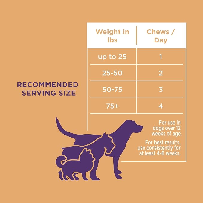 Natural Rapport Dog Skin & Coat Chews, Salmon Oil & Omegas 3-6-9, 120ct