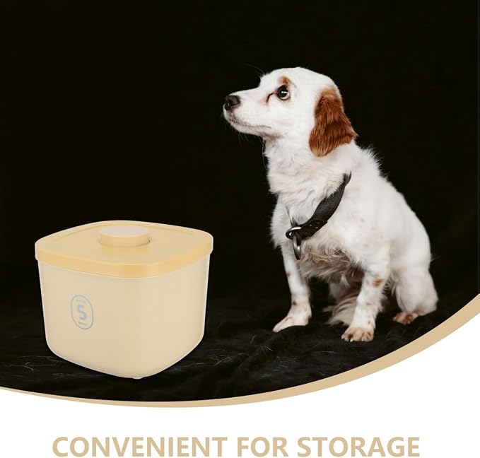 Alipis Airtight Pet Food Storage Container for Dog and Cat Food, Large Capacity Sealed Vacuum Bin, Moisture-proof Puppy and Kitten Snack Holder for Household Use