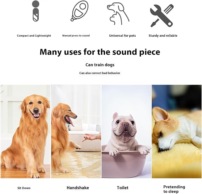 URBEST Fingertip Pet Training Clicker