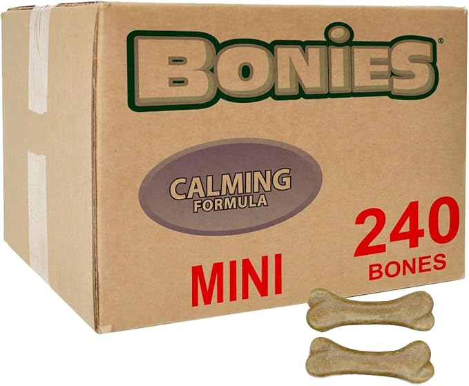 Bonies Natural Calming Formula Minis-Sized Bone, Chamomile, Chicken, MINI