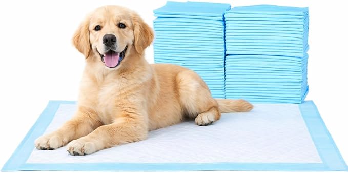Extra Large Dog Pee Pads 50 Count, 30" x 23.6" Heavy Duty Puppy Training Pads, 5-Layer Leakproof Pet Potty Pads, Ultra Absorbent Large Dog Pads