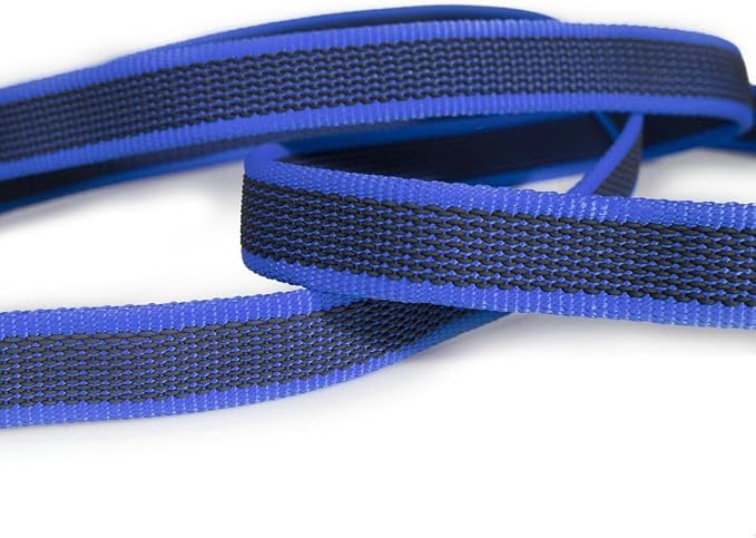 Color & Gray Super-Grip Leash with Handle, 0.79 in x 32.8 ft, Blue-Gray