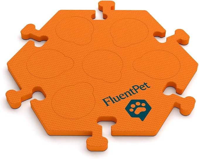 HexTile Dog & Cat Button Learning Kit, Orange