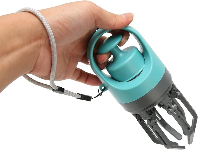 Dog Poop Scooper with Retractable Strap, ABS Material, Easily Clean Dog Waste, Lightweight Portable Dog Claw Poop Scooper, Bag Dispenser for Outdoor Walking