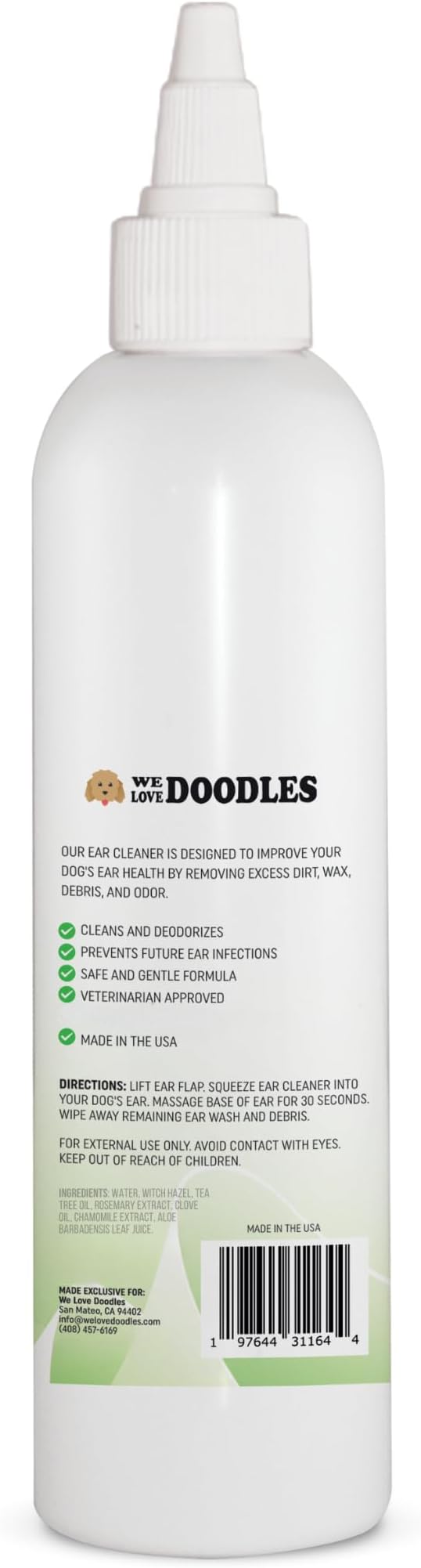 We Love Doodles Dog Ear Cleaner, Ear Wash