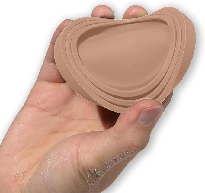 OHMO 3-in-1 Dog Food Can Lids, 2-Pack, Silicone, Nude Pink