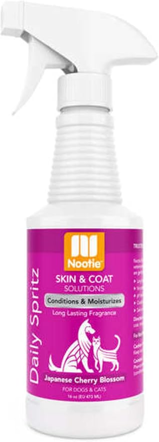 Nootie Japanese Cherry Blossom Spritz for Dogs & Cats, Revitalizing | 16oz, no parabens ,sulfates, harsh chemicals or dyes