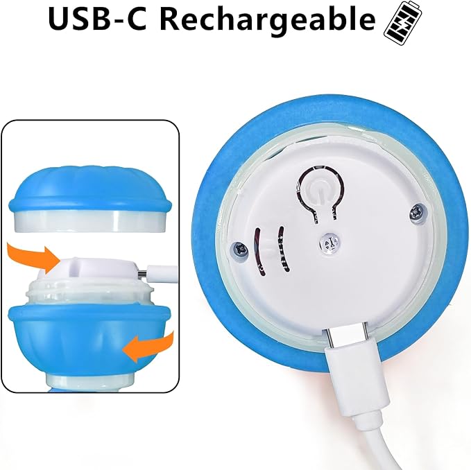 Interactive Dog Toys Ball, 3 Modes & Powerful Motor, Random Movement & Swinging Rope, Bird Chirping Stimulate, USB C Rechargeable for Small Medium Dogs for Boredom, Anxiety Relief