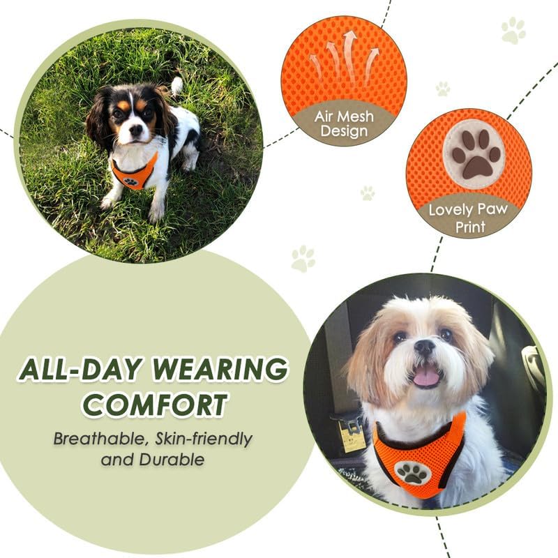 SlowTon Dog Car Seat Belt Harness - OR, XXS