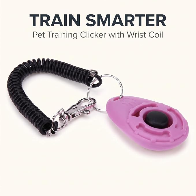 Pink Dog Clicker, 2 Pcs
