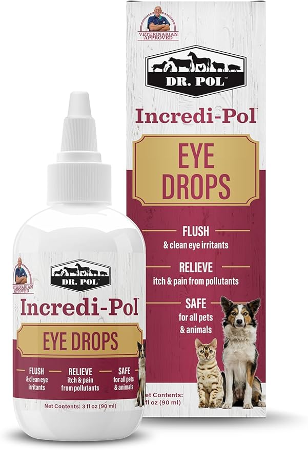 Dr. Pol Incredi-Pol Eye Drops for Dogs & Cats, 3 fl oz