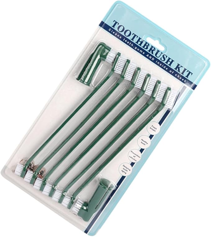 Luxshiny Dog Toothbrush Set with Dual-Head Design, Pet Finger Toothbrush and Puppy Oral Care Kit, Soft Bristles for Effective Teeth Cleaning, Suitable for Puppies and Adult Dogs