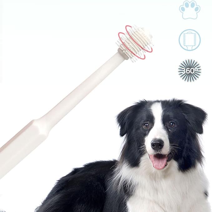 360Degree Dog Toothbrush Puppy Toothbrush Cat Toothbrush Dog Hygienes Pet Toothbrush Dog Round Toothbrush Dog Teether Cat Toothbrush