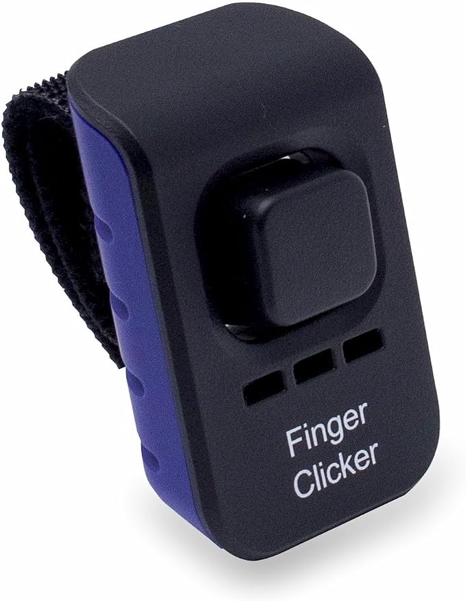 Educator Dog Training Finger Clicker, Blue