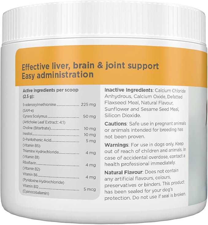 maxxipaws maxxiSAMe SAM-e for Dogs, Liver & Cognitive Support Powder 5.3 oz