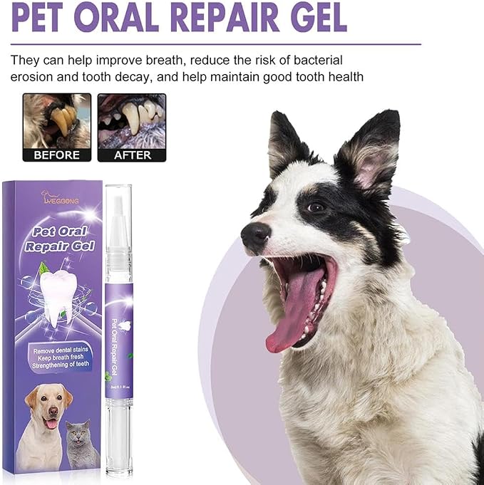 Wmool Lettuce Pets - Lettuce Pets Toothbrush, Lettuce Pets Dog Toothbrush, Lettuce Pets Oral Repair Gel, Lettuce Pets Dog Grooming Set, Pet Breath Freshener Gel Care Cleaner for Dog Cats