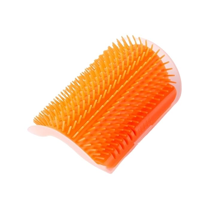 2pcs Compatible For Cat Massage Tool Pet Hair Removal Comb Wall Corner Cleaning Rubbing Brush Cats Toys Beauty Supplies(G)