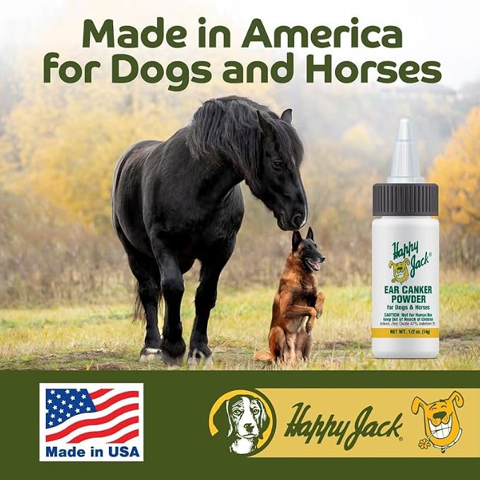 HAPPY JACK Ear Canker Powder, 0.5 oz