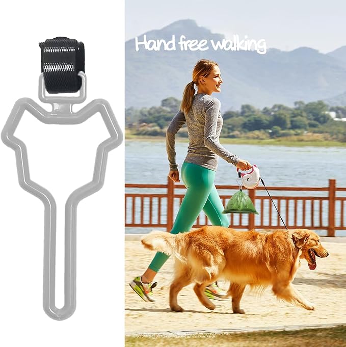 Dog Poop Bag Holder, Waste Bag Holder, Dog Poop Bag Carrier, Hand Free Holder (10 pack, Grey)