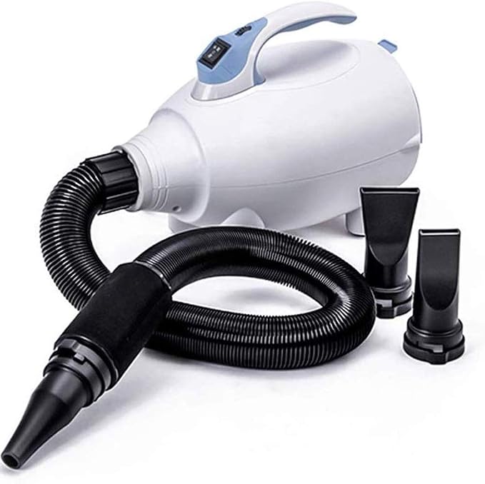 1800W Variable Speed Pet Hair Dryer, High Velocity Hairdryer Blaster Fur Blower Pet Cat Bath Blowing Supplies (Color :Blue)