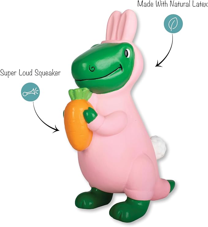 Fringe Studio Latex Dog Toy, Have A Hoppy Easter, Petshop Collection (366072)