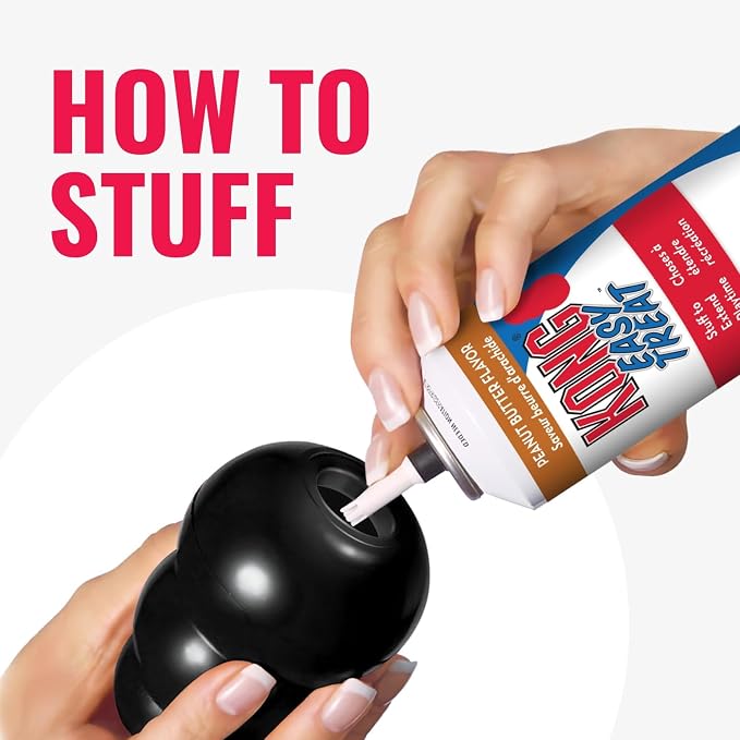 KONG Extreme Dog Toy, Durable Natural Rubber Chew, for Small Dogs | Treat-Filling Chew & Fetch Toy with Erratic Bounce, Made from KONG's Most Durable Natural Rubber for Power Chewers