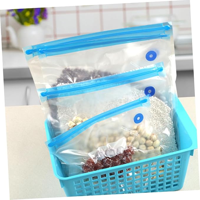 SOLUSTRE 1Set Multifunction Vacuum Compression Bag for Pet Food Preservation Non Filter Pump Food Storage Airtight Seal for Freshness for Meat Dried Fruits and More