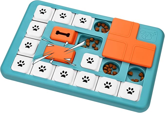 FOXMM Dog Puzzle Toys - Interactive IQ Training & Mental Stimulating Toys for Large, Medium & Small Dogs