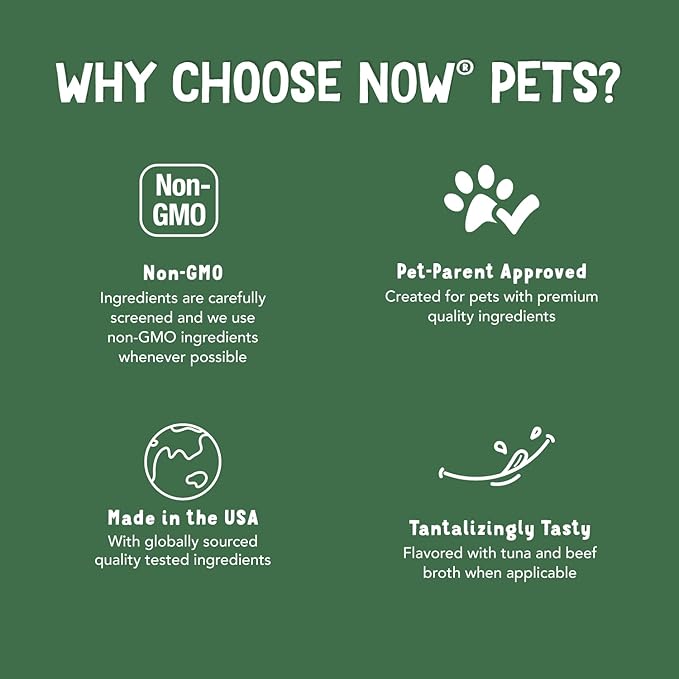 NOW Pet Health, G.I. Support Supplement, Formulated for Cats & Dogs, NASC Certified, 90 Chewable Tablets