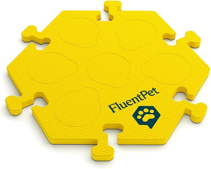 HexTile Dog & Cat Button Learning Kit, Yellow