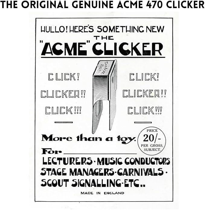 ACME Genuine 470 Dog Training Clicker Cricket